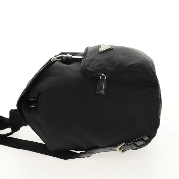 PRADA Backpack Nylon Black Silver Auth bs31715 main image 13